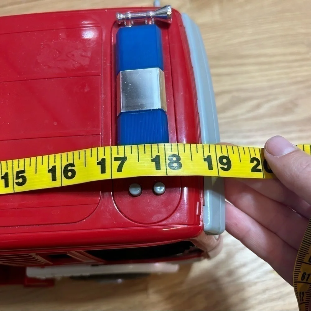 Driven by Battat Bright Red & White Fire Truck Toy Vehicle Lights 24 Ladder